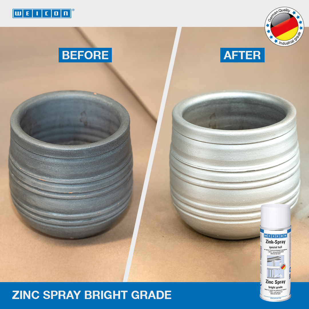 Spray zinc stralucitor | protectie catodica impotriva coroziunii cu certificat de utilizare pentru sectorul alimentar